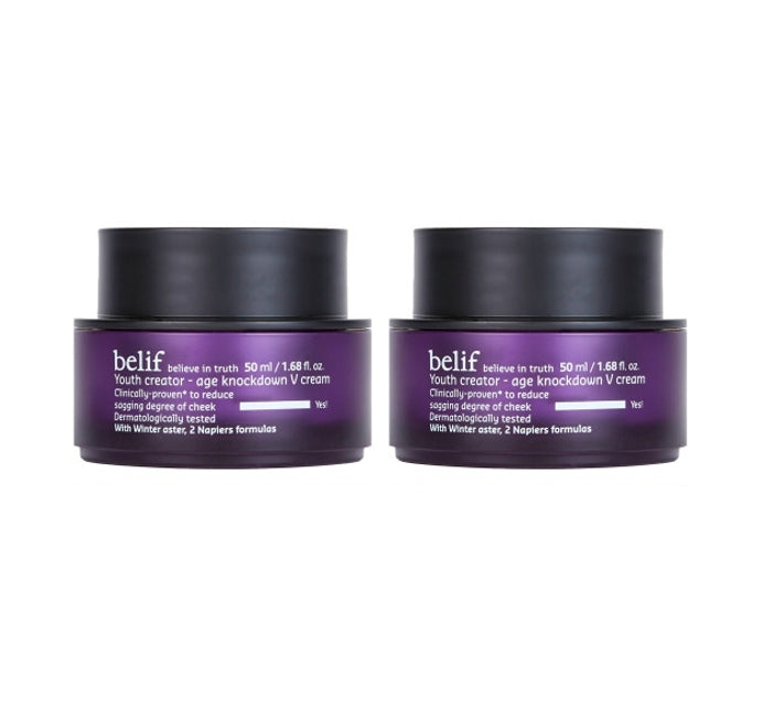 2 x belif Youth Creator Age Knockdown V Cream 50ml from Korea by belif