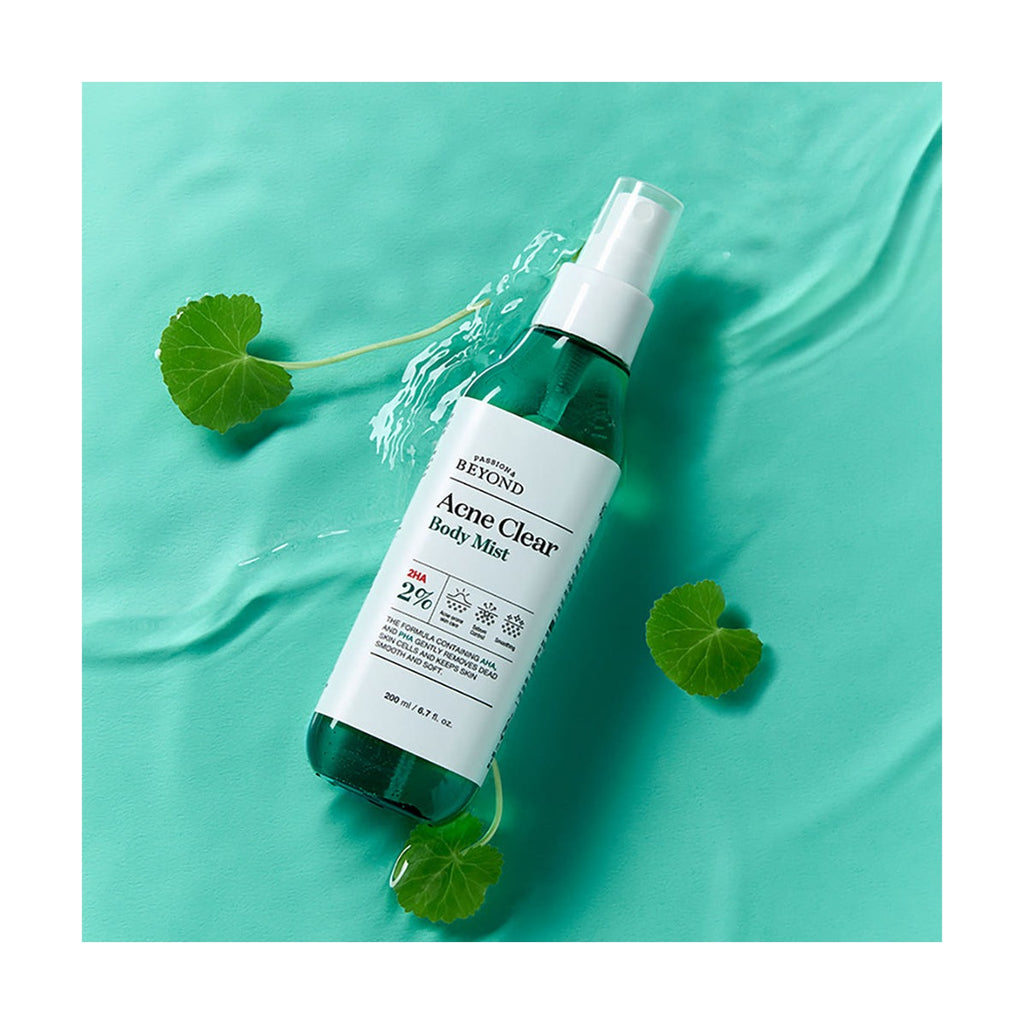 Beyond Acne Clear Body Mist 200ml spray bottle