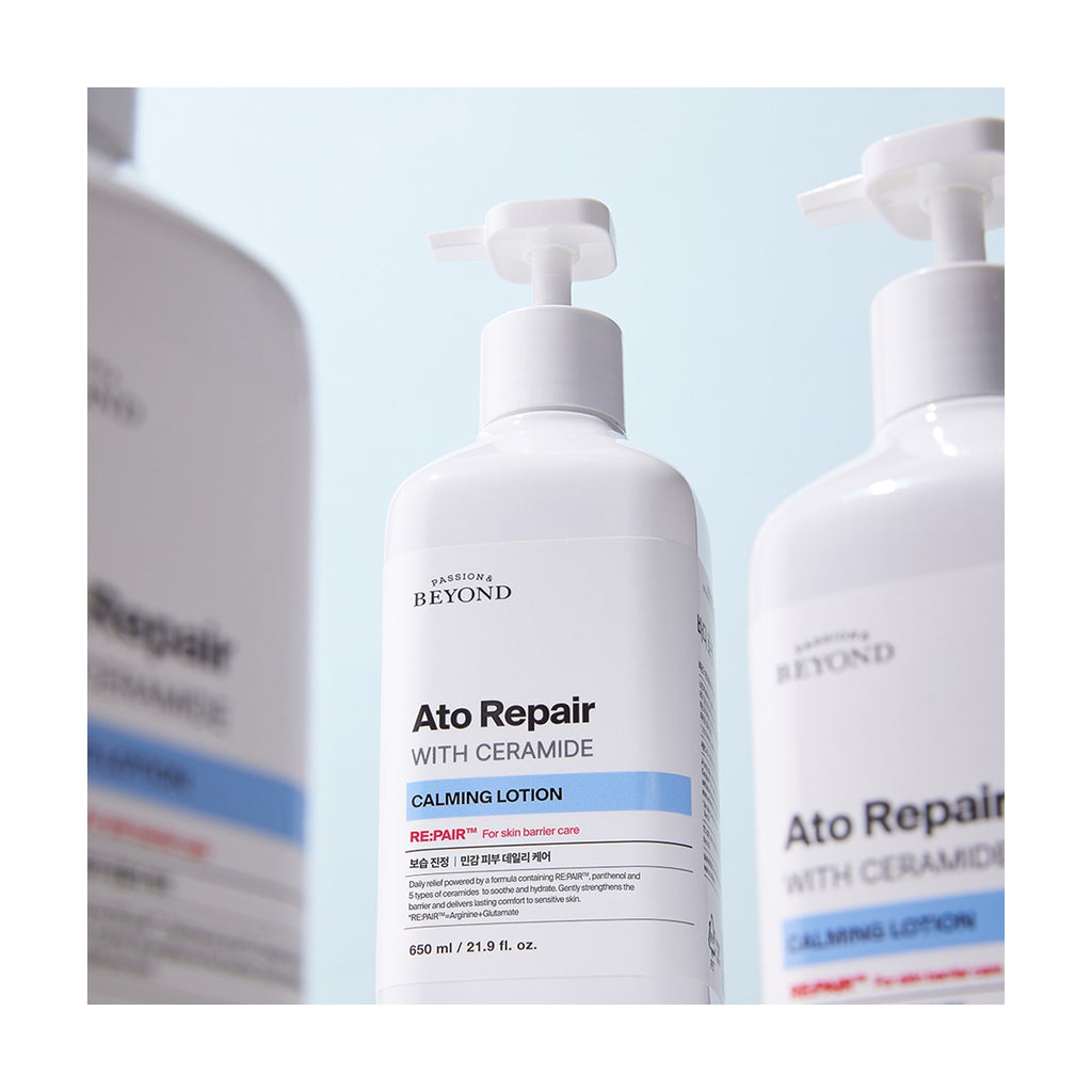 Beyond Ato Repair with Ceramide Calming Lotion 650ml pump bottle