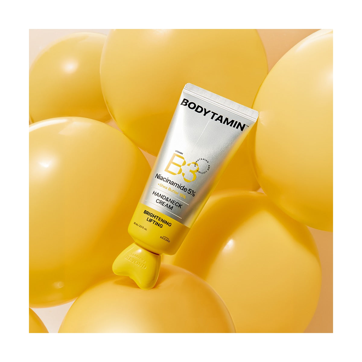 Beyond Bodytamin Niacinamide B3 5% Hand & Neck Cream 60ml tube