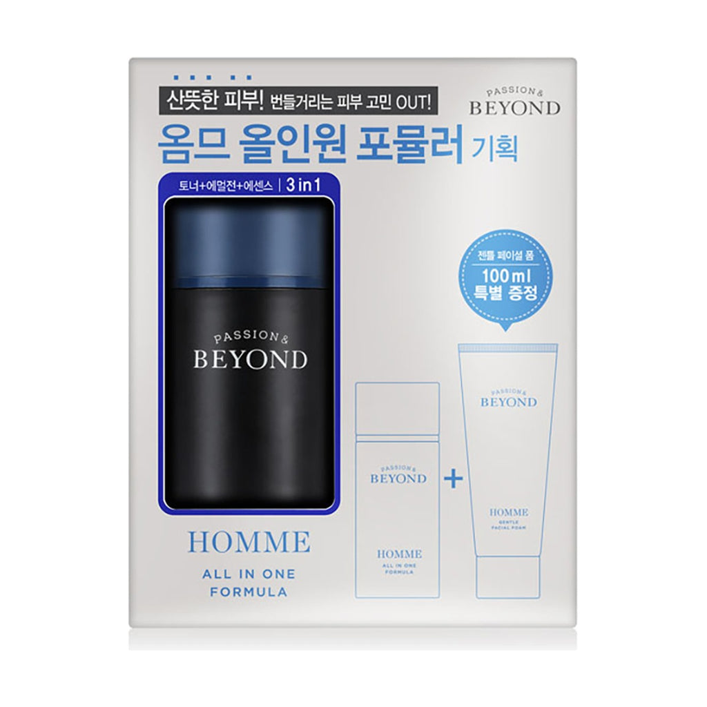 Beyond Homme All in One Formula 100ml and Gentle Facial Foam 100ml gift box
