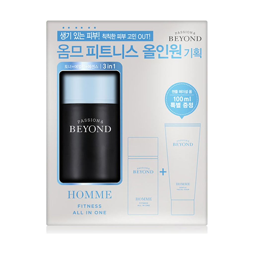 Beyond Homme Fitness All in One 100ml and Gentle Facial Foam 100ml gift box