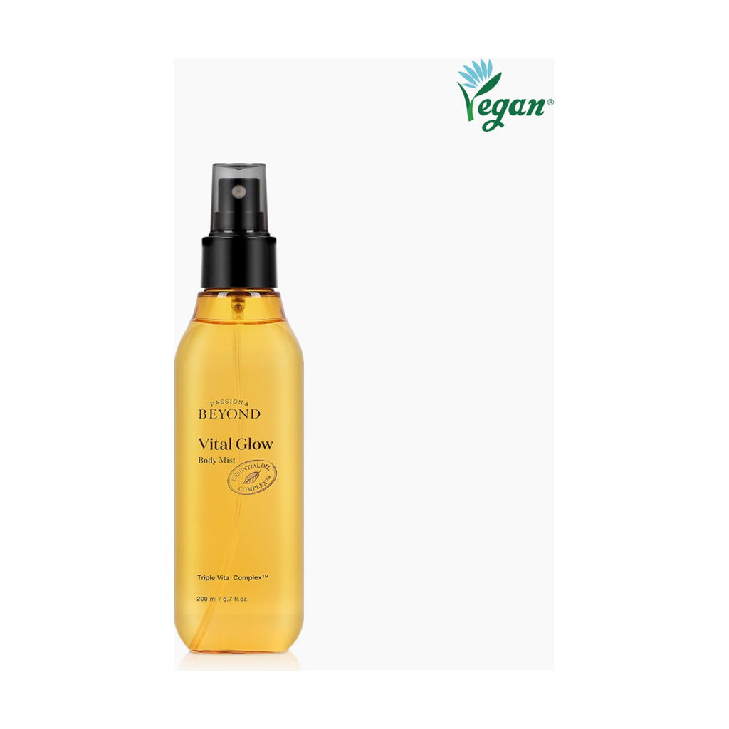 Beyond Vital Glow Body Mist 200ml spray bottle