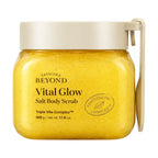 Beyond Vital Glow Salt Body Scrub 500g jar