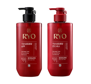Ryo New Hambit Damage Care & Nourishing Shampoo 480ml + Ryo New Hambit Damage Care & Nourishing Conditioner 480ml from Korea
