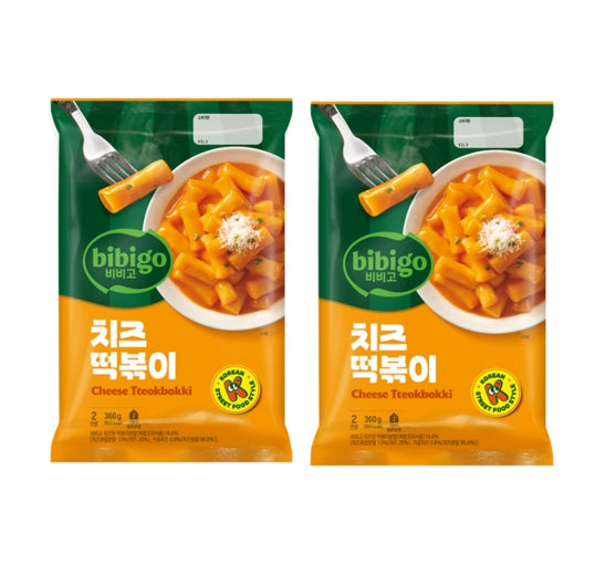 2 x bibigo Cheese Tteokbokki Pouch 360g from Korea by bibigo