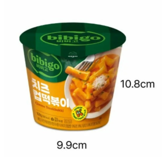 2 x bibigo Cup Tteokbokki Cheese Tteokbokki 108g from Korea by bibigo