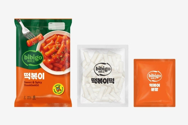 2 x bibigo Sweet & Spicy Tteokbokki Pouch 360g from Korea by bibigo