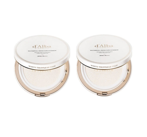 2 X d'Alba Waterful Fresh Sun Cushion 25g SPF 50+ PA++++ from Korea by d'Alba
