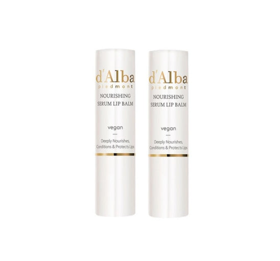 2 X d'Alba White Truffle Nourishing Serum Lip Balm 3.6g from Korea by d'Alba