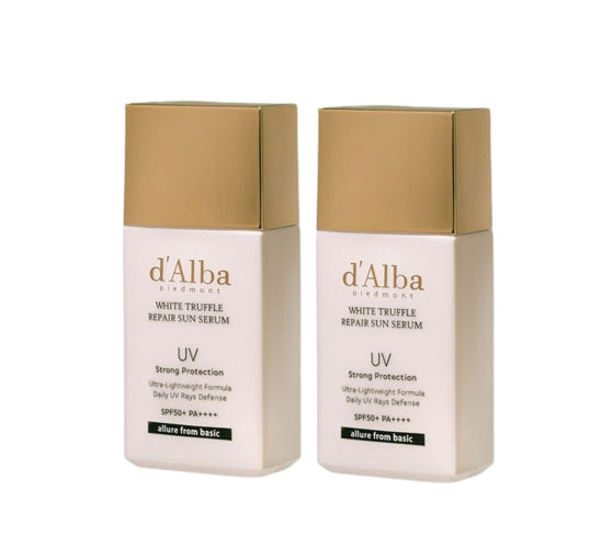 2 X d'Alba White Truffle Repair Sun Serum 35ml from Korea by d'Alba