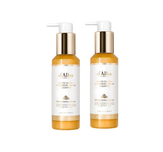 2 X d'Alba White Truffle Return Oil Cream Cleanser 150ml from Korea by d'Alba