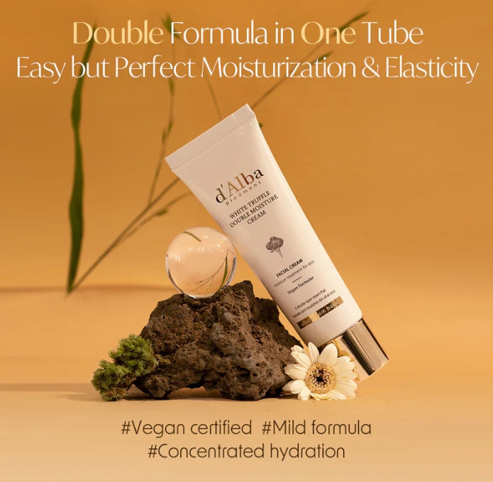 d'Alba White Truffle Double Moisture Cream 60ml from Korea by d'Alba