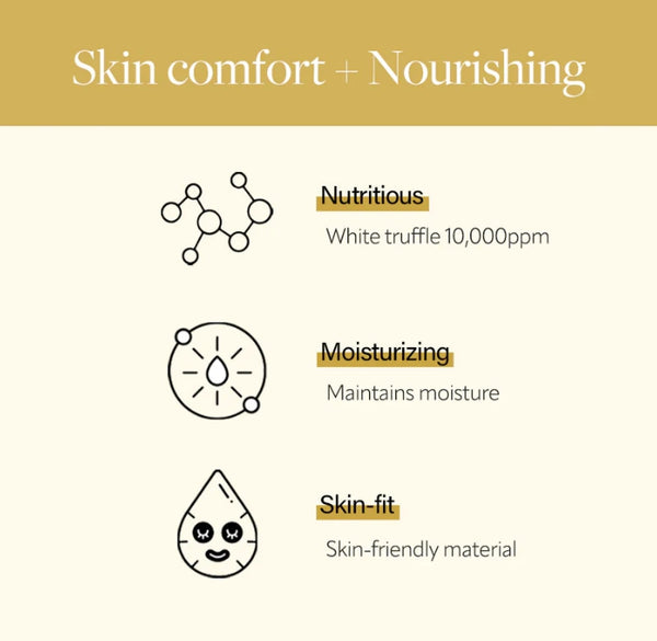 d'Alba White Truffle Nourishing Treatment Mask, 25ml X 5packs from Korea by d'Alba