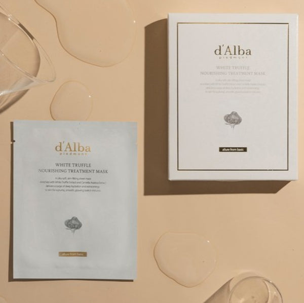 d'Alba White Truffle Nourishing Treatment Mask, 25ml X 5packs from Korea by d'Alba