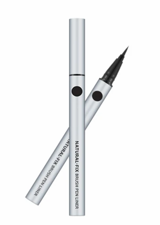 2 x MISSHA Natural Fix Brush Pen Liner Black/ Brown 0.6g from Korea