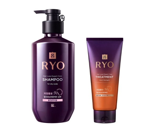 Ryo Jayangyunmo Hair Loss Expert Care Shampoo for Dry Scalp 400ml + Ryo Hair Loss Care Treatment 330ml from Korea by Ryo