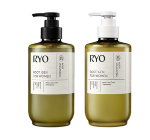 Ryo ROOT:GEN for Women Root Volumizing Hair Loss Care Shampoo 515ml + Ryo ROOT:GEN for Women Root Volumizing Hair Loss Care Treatment 515ml from Korea_H