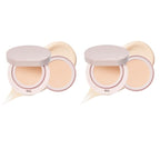 2 x espoir Be Natural Cushion SPF50+ PA++++ 14g + Refill 14g + Mini Stick Radiance + Sun Cream 20ml + Mini Tint #Ginger Peach (Copy) by espoir