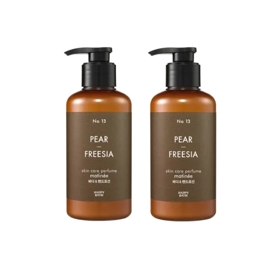 2 x HAPPY BATH Skincare Perfume Body & Hand Lotion ( No.13 Pear Freesia ) 400g from Korea by HAPPY BATH