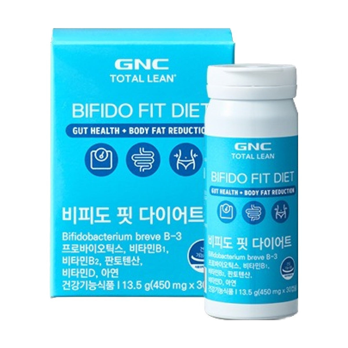 GNC Total Lean Bifido Fit Diet 450mg x 30 capsules box