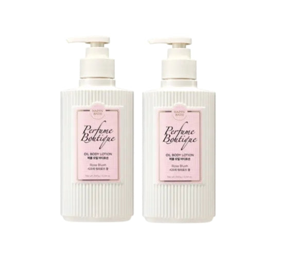 2 x HAPPY BATH Perfume Boutique Oil Body Lotion ( Rose Blush ) 350ml from Korea by HAPPY BATH