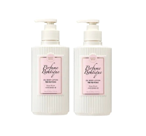 2 x HAPPY BATH Perfume Boutique Oil Body Lotion ( Rose Blush ) 350ml from Korea by HAPPY BATH