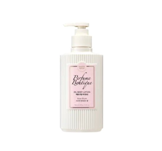 HAPPY BATH Perfume Boutique Oil Body Lotion ( Rose Blush ) 350ml from Korea by HAPPY BATH