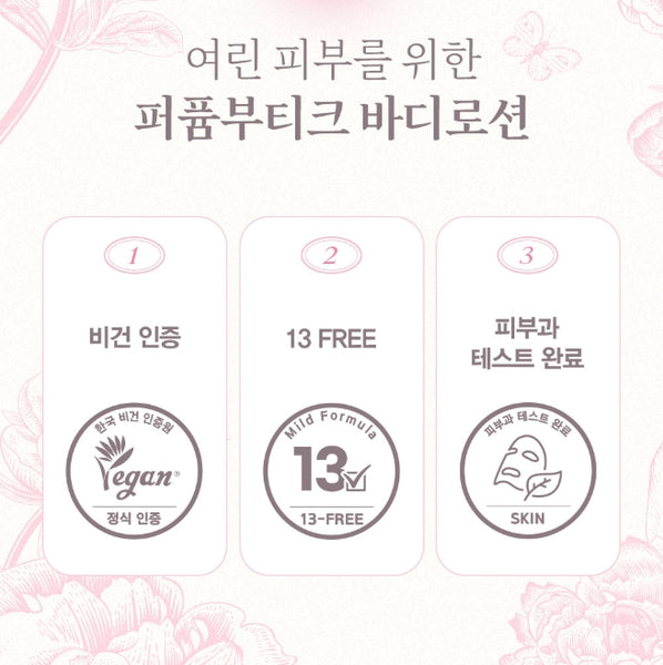 HAPPY BATH Perfume Boutique Oil Body Lotion ( Rose Blush ) 350ml from Korea by HAPPY BATH