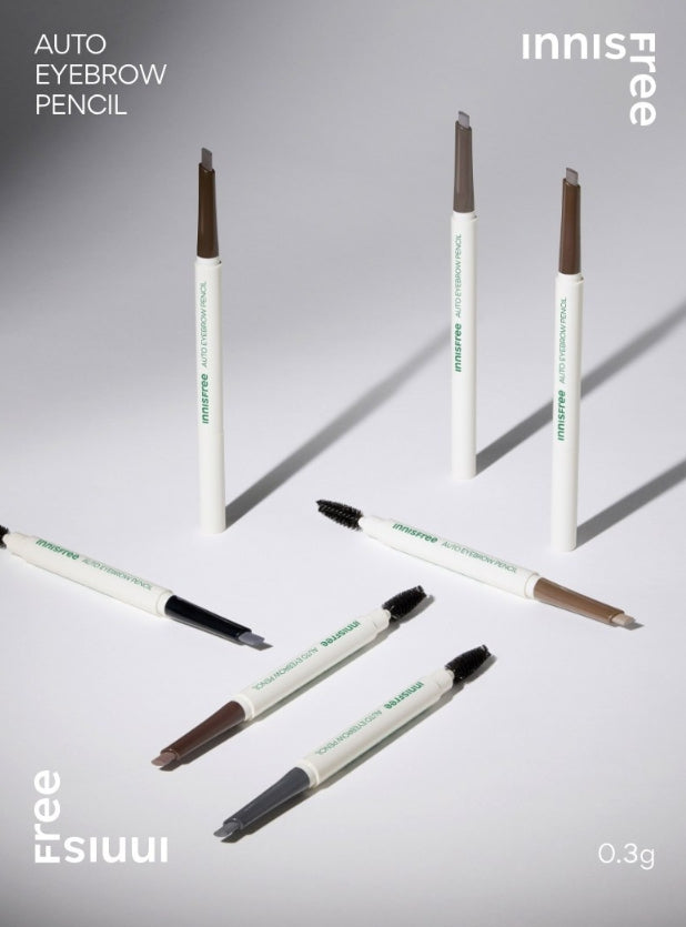4 x innisfree Auto Eyebrow Pencil 0.3g, 7 Colours from Korea
