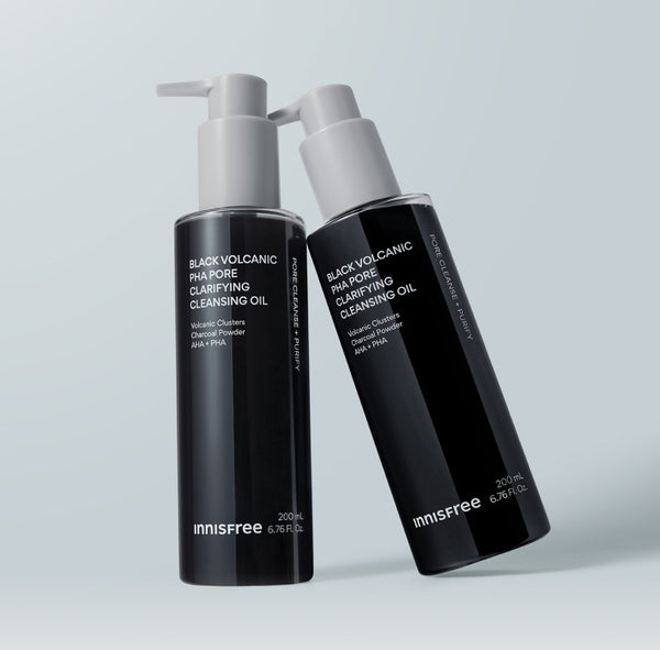 innisfree Black Volcanic PHA Pore Clarifying Cleansing Oil 200ml from Korea