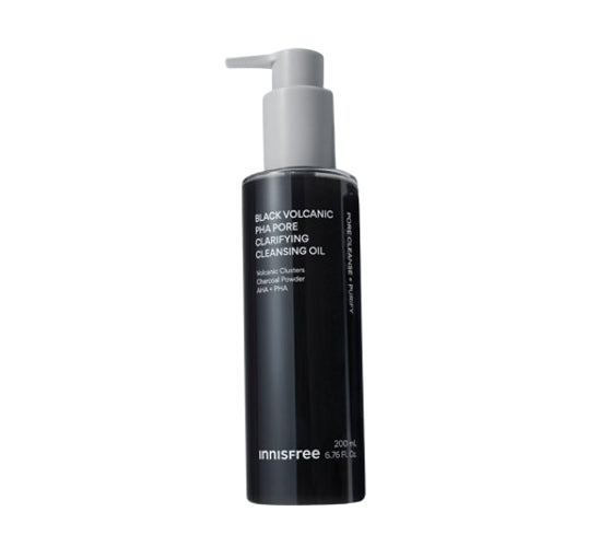 innisfree Black Volcanic PHA Pore Clarifying Cleansing Oil 200ml from Korea