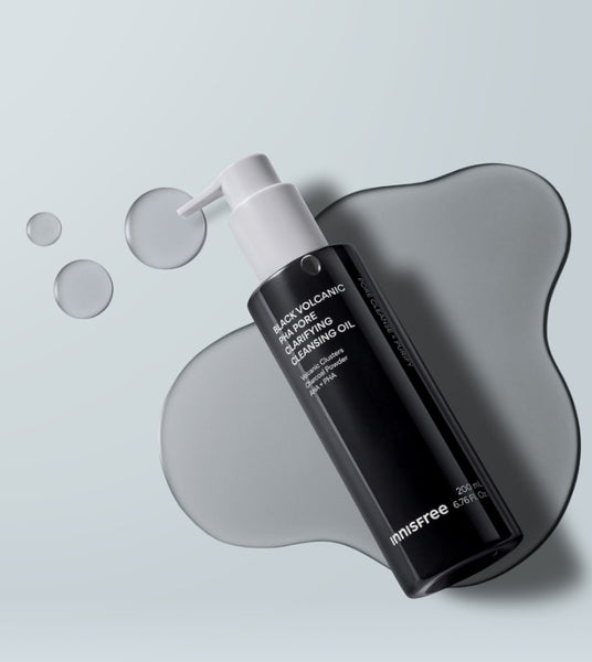 innisfree Black Volcanic PHA Pore Clarifying Cleansing Oil 200ml from Korea