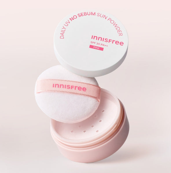 2 x innisfree Daily UV No Sebum Sun Powder (Pink) 4g SPF30 PA++ from Korea