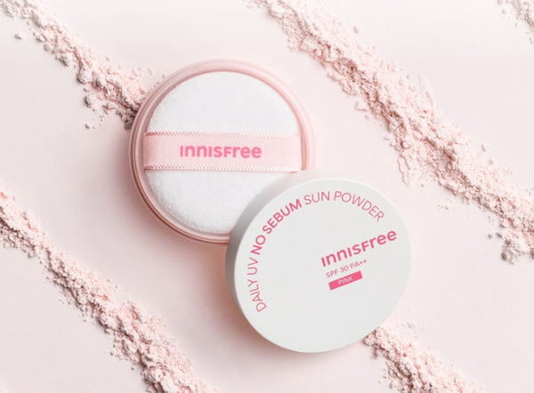 2 x innisfree Daily UV No Sebum Sun Powder (Pink) 4g SPF30 PA++ from Korea