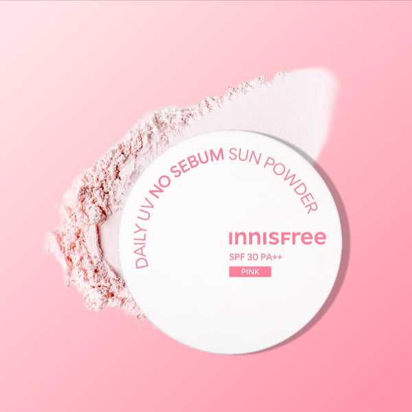 2 x innisfree Daily UV No Sebum Sun Powder (Pink) 4g SPF30 PA++ from Korea
