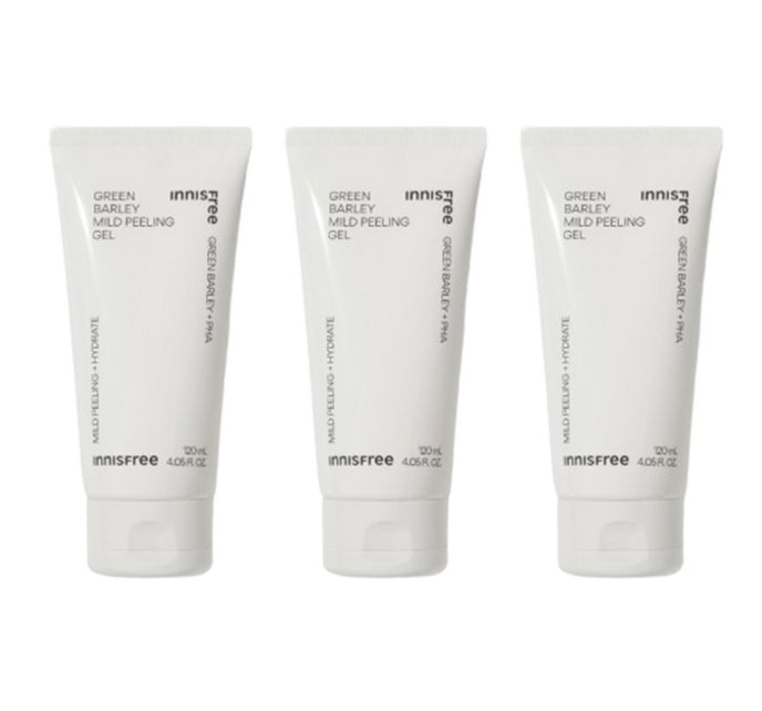 3 x innisfree Green Barley Mild Peeling Gel 120ml from Korea by innisfree