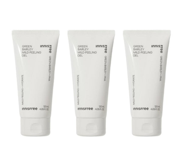 3 x innisfree Green Barley Mild Peeling Gel 120ml from Korea by innisfree