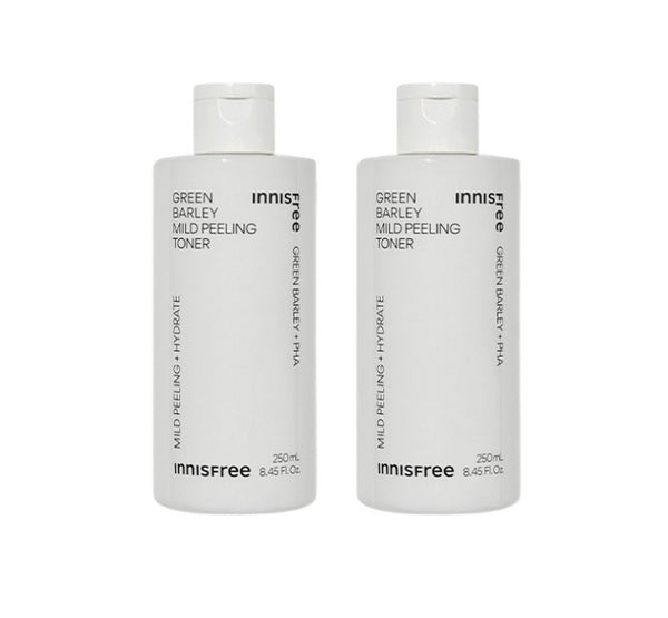 2 x innisfree Green Barley Mild Peeling Toner 250ml from Korea by innisfree