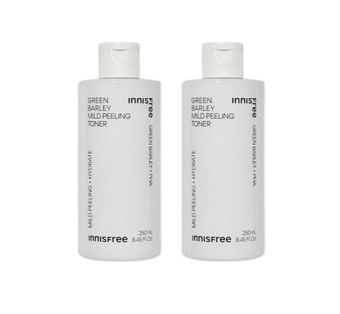 2 x innisfree Green Barley Mild Peeling Toner 250ml from Korea by innisfree