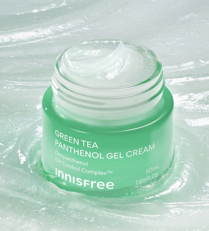 2 x innisfree Green Tea Panthenol Gel Cream Cream 50ml from Korea