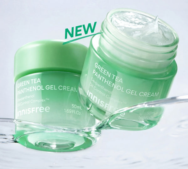 2 x innisfree Green Tea Panthenol Gel Cream Cream 50ml from Korea