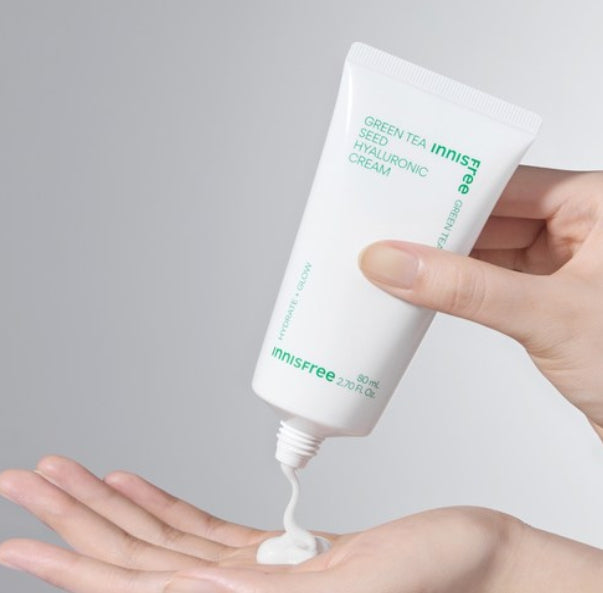 2 x innisfree Green Tea Seed Hyaluronic Cream 80ml from Korea