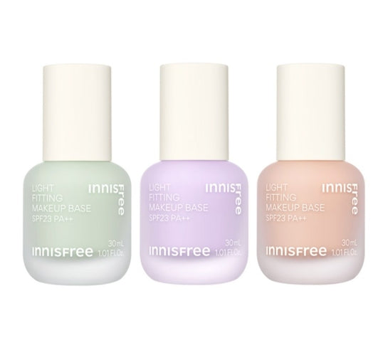 innisfree Light Fitting Makeup Base 30ml, 3 Colours from Korea by innisfree