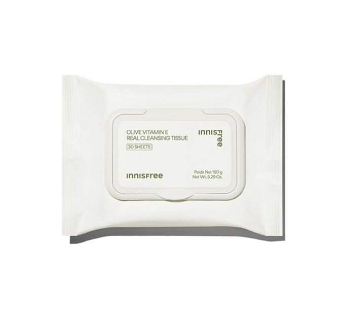 innisfree Olive Vitamin E Real Cleansing Tissue 30 Sheets from Korea by innisfree