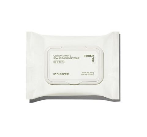 innisfree Olive Vitamin E Real Cleansing Tissue 30 Sheets from Korea by innisfree