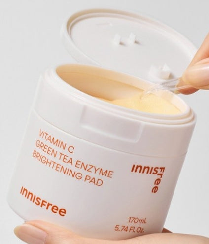 innisfree Vita C Green Tea Enzyme Brightening Pad 60P Set from Korea by innisfree