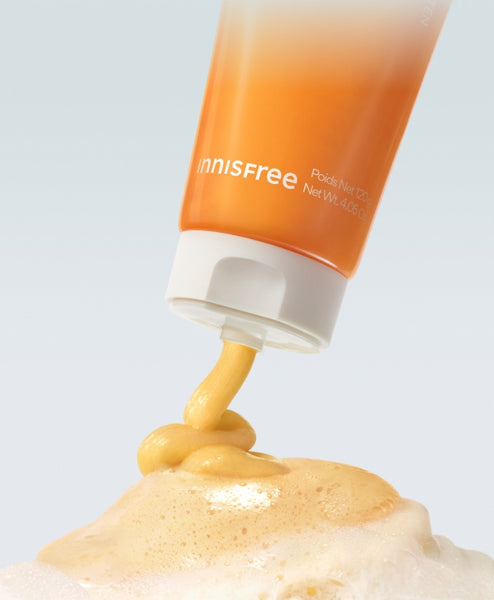 2 x innisfree Vitamin C Brightening Mask-To-Foam Facial Cleanser 120g from Korea