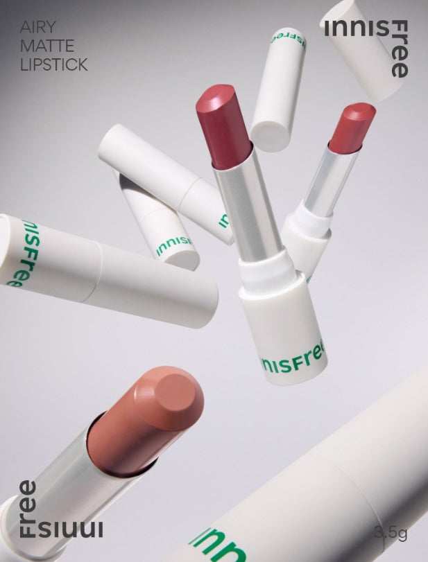 2 x innisfree Airy Matte Lipstick 3.5g, 8 Colors from Korea