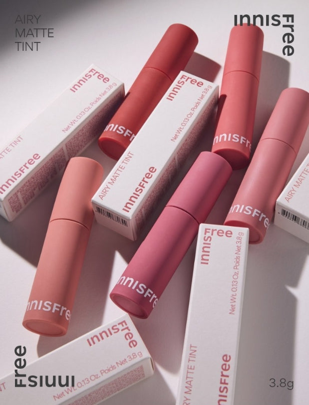 2 x innisfree Airy Matte Tint 3.8g, 5 Colors from Korea